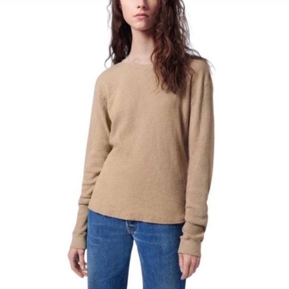 Re/Done Tops - NWOT Re/Done Thermal Long Sleeve Shirt